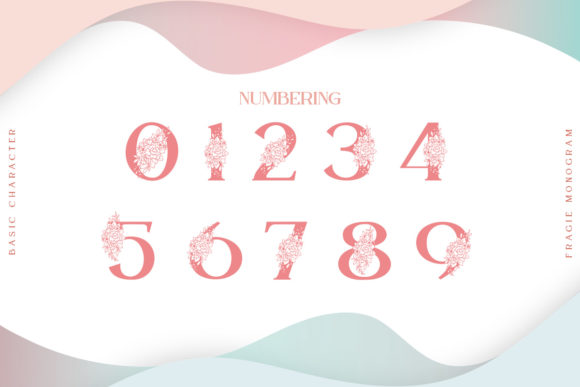 Fragie Monogram Font PNG with transparent background - Preview 6