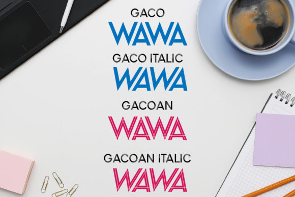 Gaco Font - Preview 1