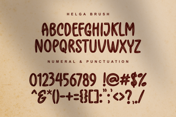 Helga Font PNG with transparent background - Preview 1