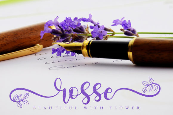 Holly Script Font PNG with transparent background - Preview 3