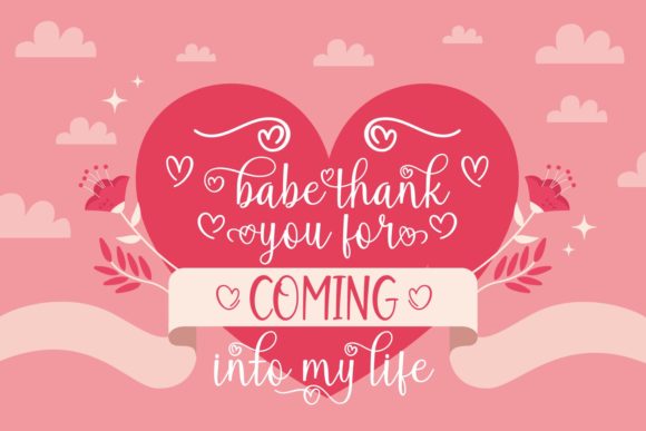 I Love Myself Font PNG with transparent background - Preview 1