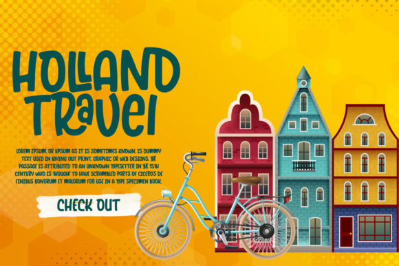 Litch in Holland Font PNG with transparent background - Preview 2