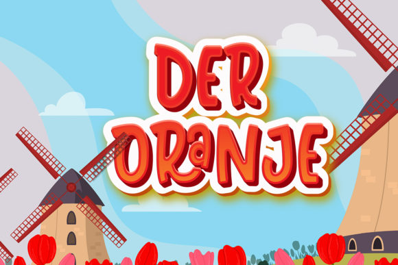 Litch in Holland Font PNG with transparent background - Preview 4