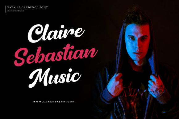 Natalie Caydence Font PNG with transparent background - Preview 5