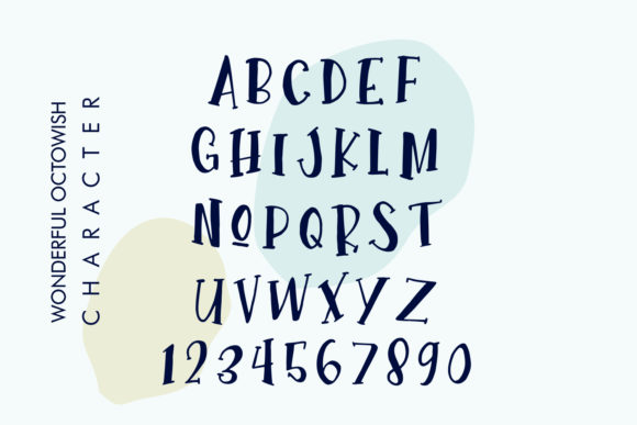 Octowish Font PNG with transparent background - Preview 1