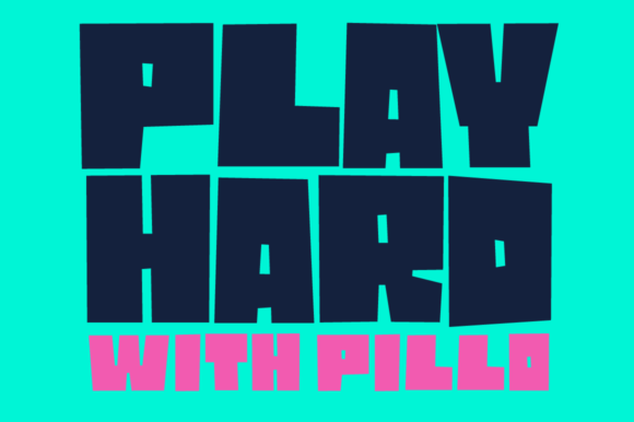 Pillo Pillo Font PNG with transparent background - Preview 2
