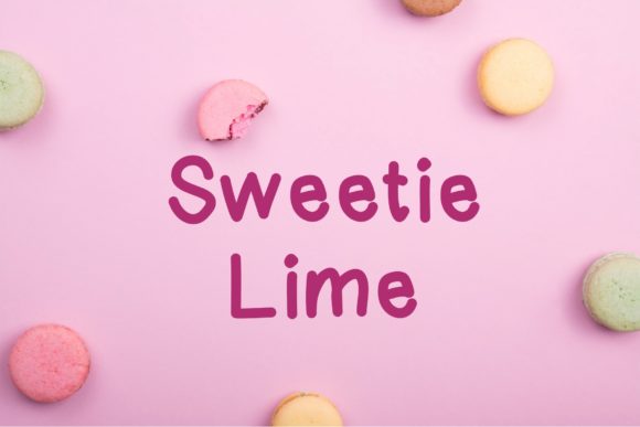 Pink Lemonade Font PNG with transparent background - Preview 1