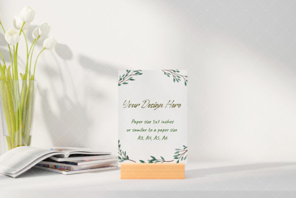 Postcard Greeting Card Mockup 2 Graphic Gift Cards & Vouchers By iJStudio