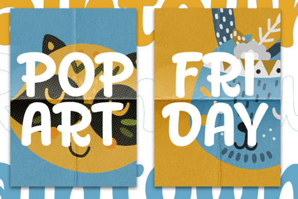 Raintown Font PNG with transparent background - Preview 1