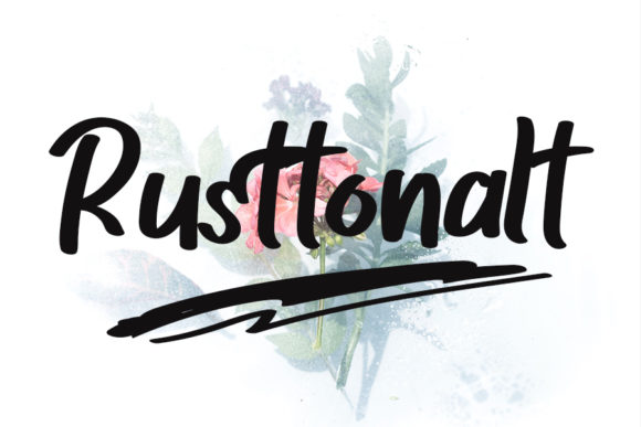Rusttonalt Fuentes Caligráficas Fuente Por K_IN Studio