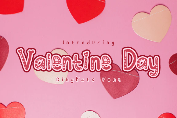 Valentine Day Decorative Font By Ciriative