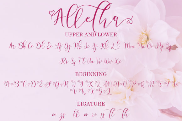Alletha Font - Preview 6