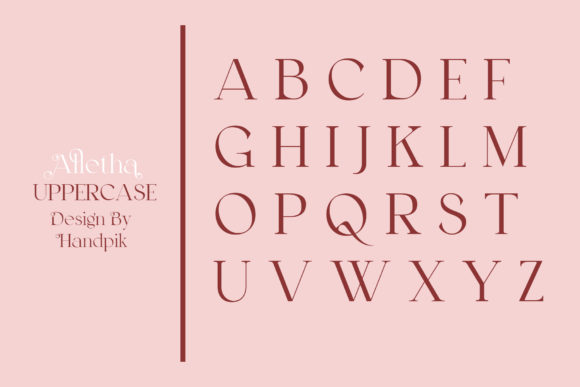 Alletha Font - Preview 5