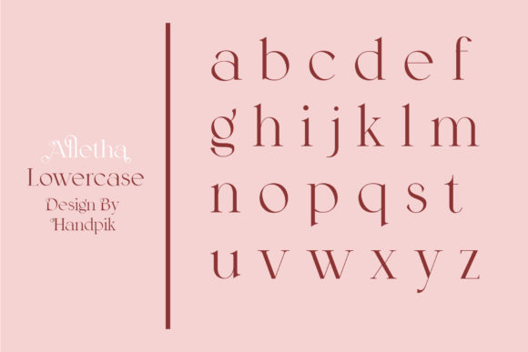 Alletha Font - Preview 6