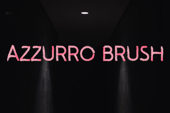 Azzurro   Font - Preview 3
