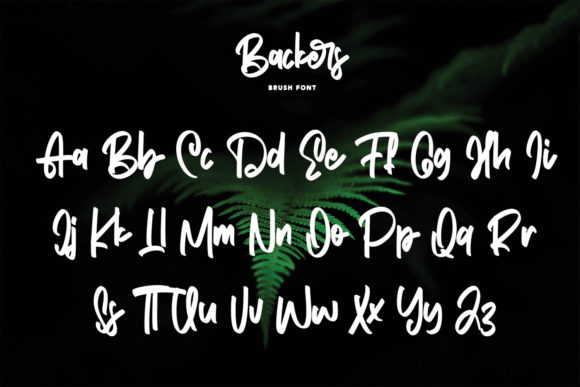 Backers Font - Preview 6