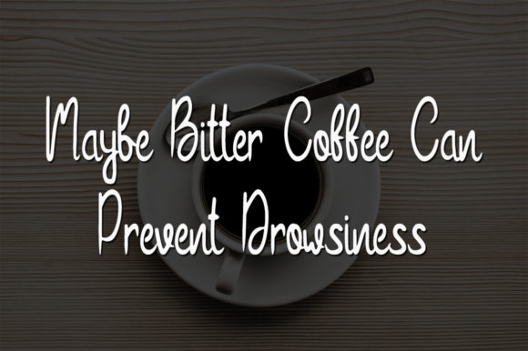Bitter Coffee Font - Preview 1
