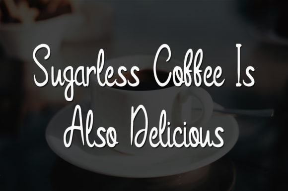 Bitter Coffee Font - Preview 2