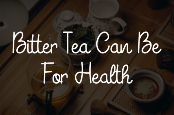 Bitter Tea Font - Preview 2