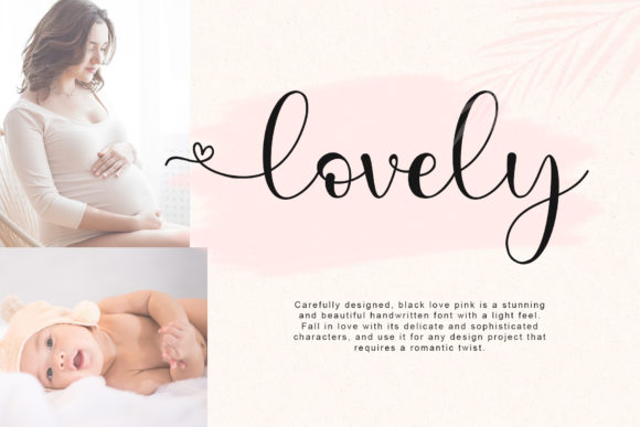 Black Pink Font - Preview 2