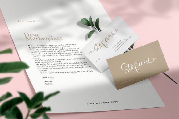 Black Pink Font - Preview 5