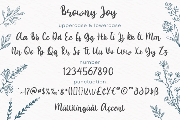 Browny Joy Font - Preview 3