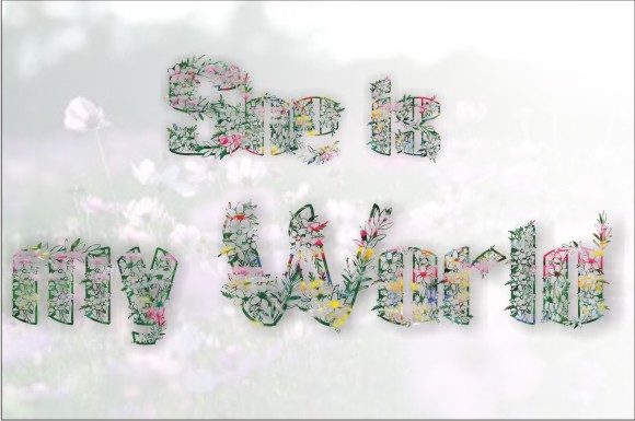 Ceci My Love Font PNG with transparent background - Preview 1