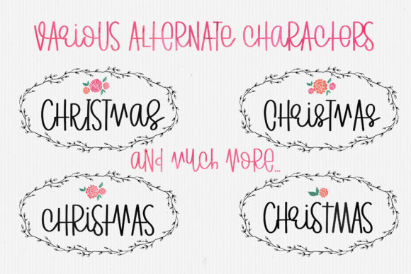 Day Before Christmas Font - Preview 2