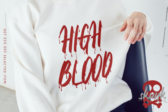 Drippy Message Font - Preview 6