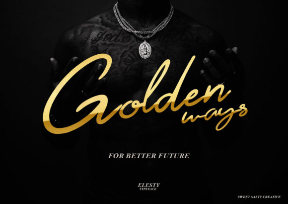 Elesty Font PNG with transparent background - Preview 3