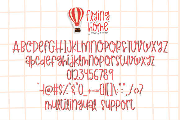 Flying Home Font - Preview 6