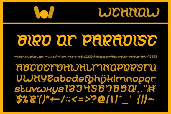 Frankenstein Font - Preview 2