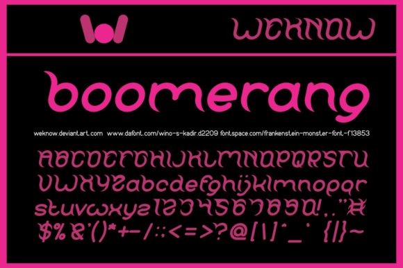 Frankenstein Font - Preview 3