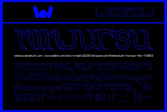 Frankenstein Font - Preview 4