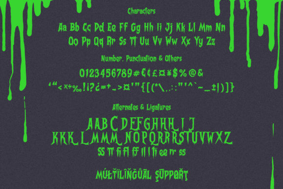 Frightmare Font - Preview 3