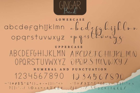 Gingar Bread Font - Preview 5