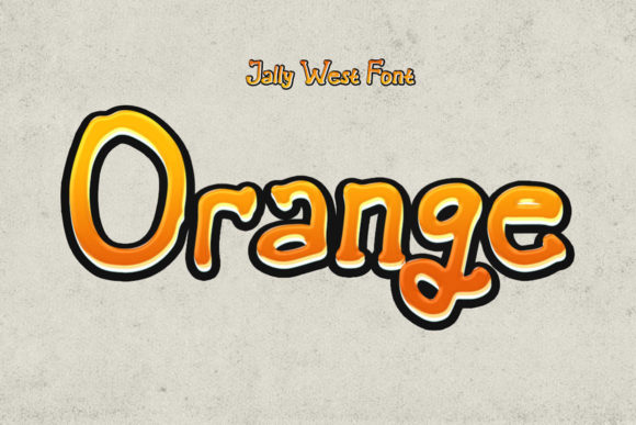 Jally West Font PNG with transparent background - Preview 4