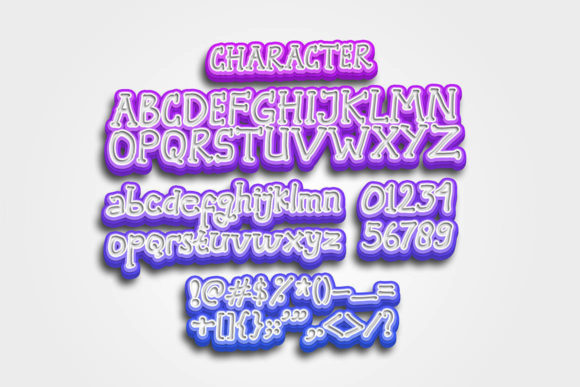 Jally West Font PNG with transparent background - Preview 6