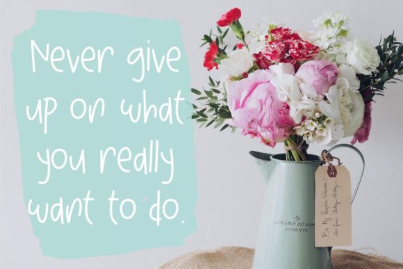 Just My Dream Font PNG with transparent background - Preview 4