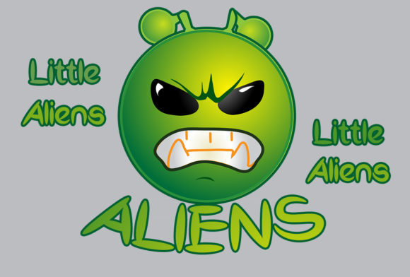 Little Aliens Font font preview - 2