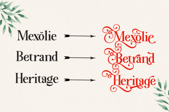 Megona Font PNG with transparent background - Preview 4