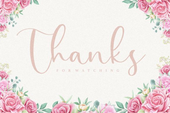 Perfect Garden Font PNG with transparent background - Preview 6