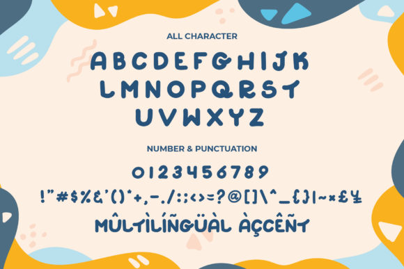Ring Comedy Font PNG with transparent background - Preview 4