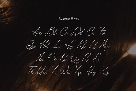 Rosanthie Font PNG with transparent background - Preview 1