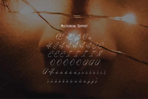 Rosanthie Font PNG with transparent background - Preview 3