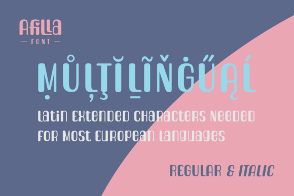 Afilla Font - Preview 2