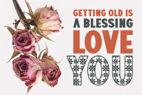 Avarex Flower Font - Preview 1