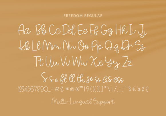 Freedom Font - Preview 6