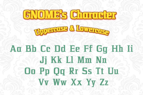 Gnome Font - Preview 1