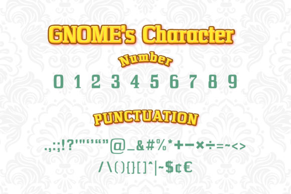 Gnome Font - Preview 2